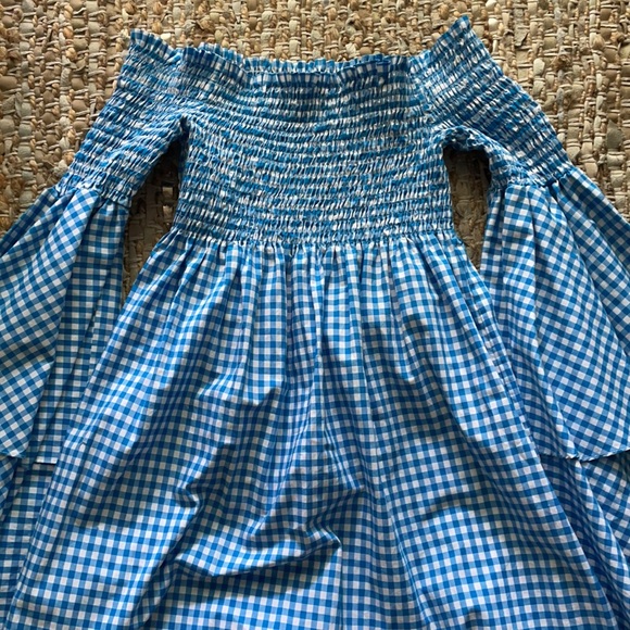 Caroline Constas Appolonia Gingham Dress Size S - Picture 4 of 6